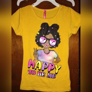 Happy to be me little girls shirt👕